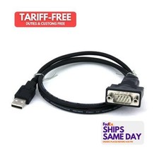 Racepak 890-CA-USB2SER, One Black Serial Communication Cable Usb To Rs232 Perfor