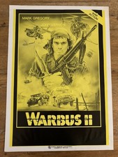 War Bus 2 Original South African movie poster Johannesburg Rare