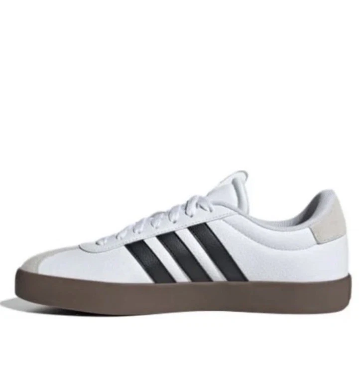 NEW Adidas VL Court 3.0 White Black Sneakers ID6285 Mens Size 9.5 - Image 3 of 4