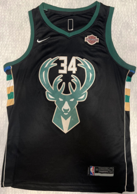 NBA バックス ジャージ 34 ANTETOKOUNMPO Antetokounmpo Greek Freak #34 NBA Milwaki Bucks Mens Jersey - Size