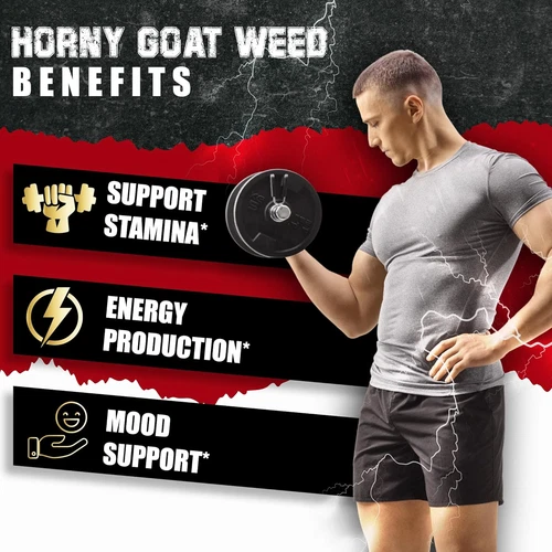 Horny Goat Weed for Men and Women with Maca, Tribulus, Ginseng, Ashwagandha, ... - Picture 5 of 12