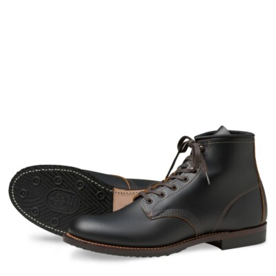 RED WING shoes Style No 9060 BECKMAN FLATBOX Black Klondike Men's