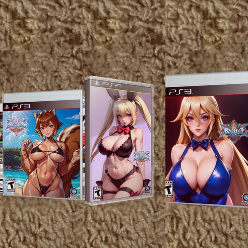 Blazblue Series PSP | PS3 | CUSTOM COVER ARTS & CASES - NO GAMES