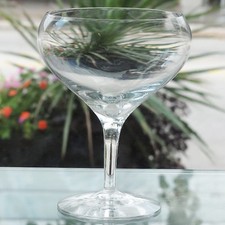 KOSTA BODA MARIE Crystal Saucer Champagne 4.8" tall Sweden NEW NEVER USED 