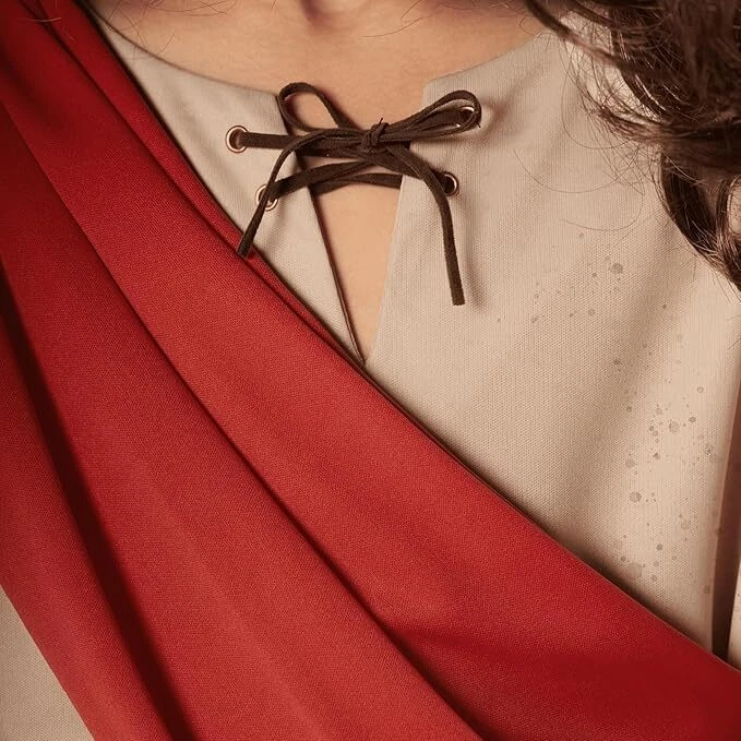 Disfraz de Jesús para niños Bata de Cristo + Faja Juego de Belén Bíblico Religioso Foto 4 de 4