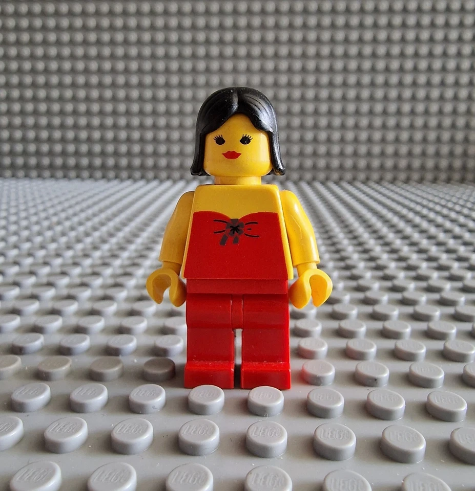 LEGO City Town Minifigur Figur Minifiguren Mit Rotes Top fbr002 A182 - Bild 1 von 1