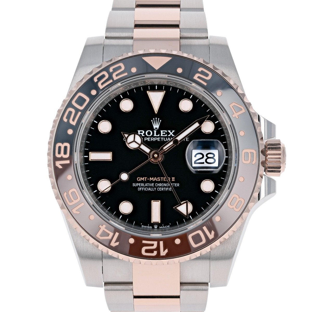 Rolex GMT-Master II 126711CHNR UNWORN 2025 RootBeer Rose Gold