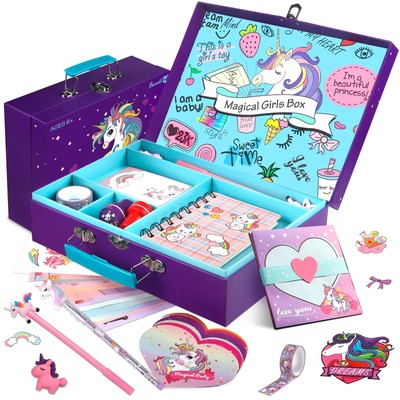 Unicorn Journal Schreibwaren-Set, Einhorn-Geschenke für Mädchen im Alter von ...