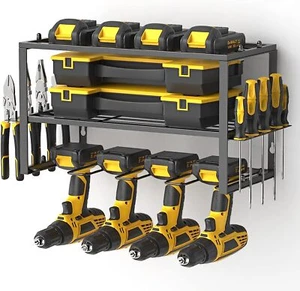 Power Tool Organizer Support mural Power Tool rack pour le stockage sans fil de forage