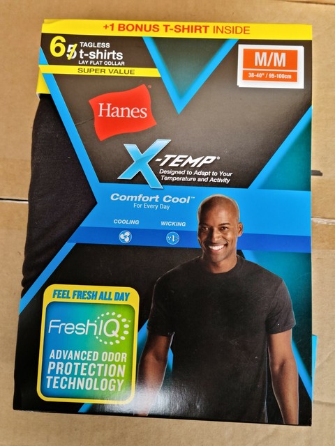 Hanes X-Temp Men's Tagless Short Sleeve 