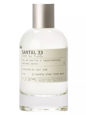 LE LABO Santal 33 Eau de Parfum Perfume Spray Woman Men UNISEX 3.4oz 100ml NeW
