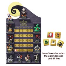 DISNEY Nightmare Before Christmas Perpetual CALENDAR RACK 47 TILES NEW