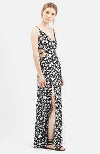 topshop floral maxi dress