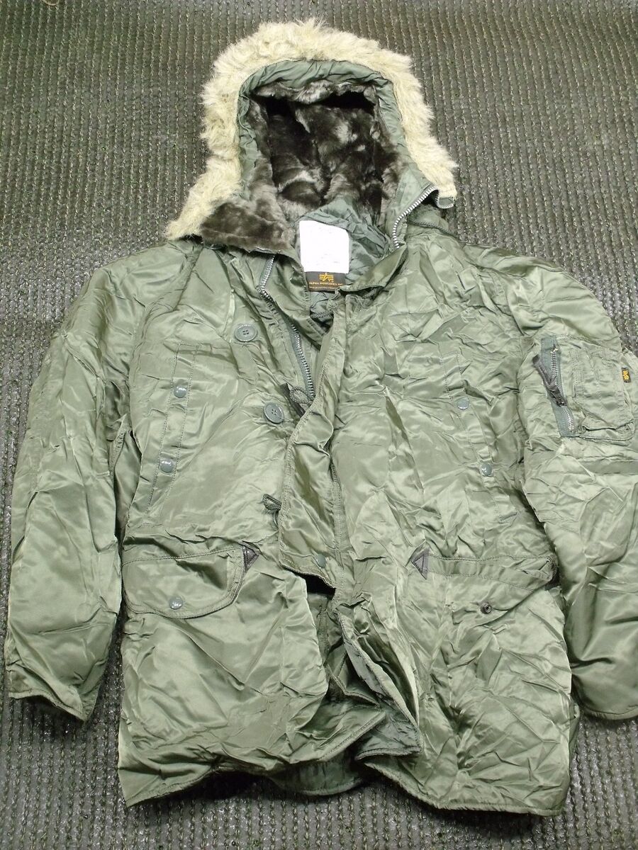Made in USA New N-3B Alpha Industries Army Military Cold Made in USA New N-3B Alpha Industries Army Military Cold