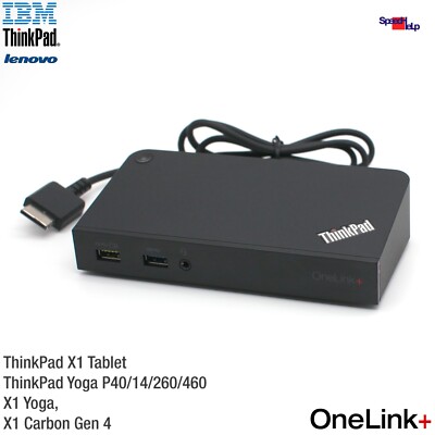 Onelink+ Lenovo Thinkpad Docking Station 03X6296 40A4 IBM P40 Yoga 14 260 X1