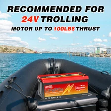 12V 24V LiFePO4 100Ah 200Ah 300Ah Lithium Battery BMS RV Solar Boat 15000+Cycle