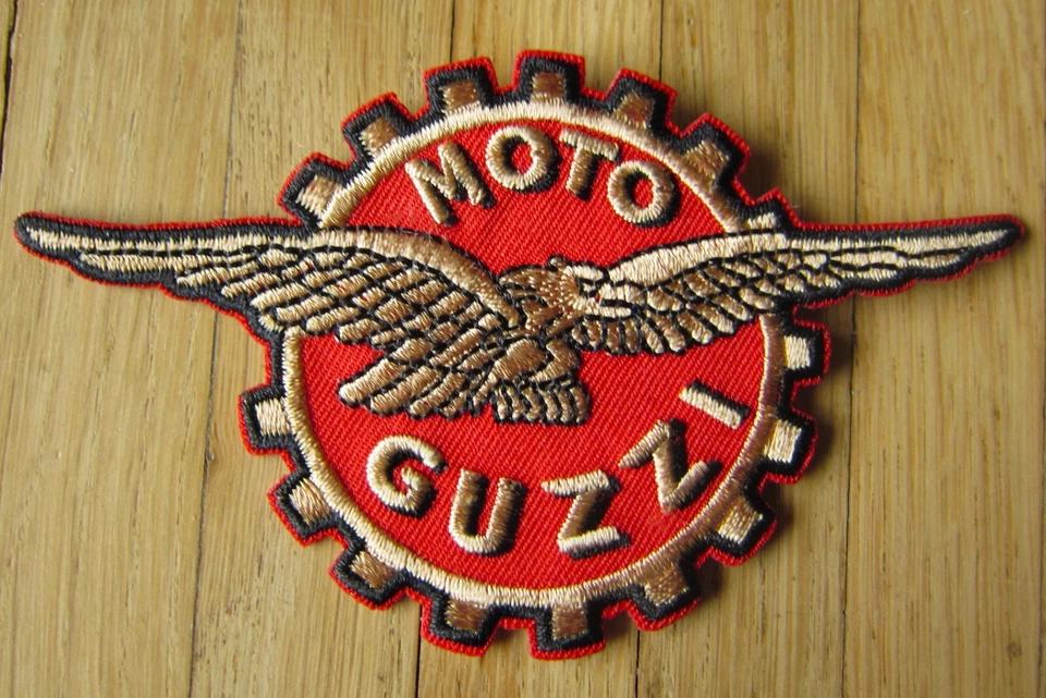 MOTORRAD Aufnäher / Aufbügler/ Patch: MOTO GUZZI - Motorcycles - 11 x 6,5 cm - Kult