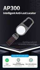 KeyChain Bluetooth Tracker with Unlimited Distance, Work with Apple Find My