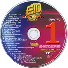 CHARTBUSTER ESSENTIAL KARAOKE CD G CBE-10 Disc-1 Glen Campbell,Tanya Tucker,Hank