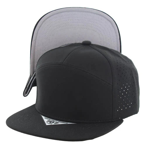 K707DPS Kamel 7 Panel Hydro Trucker Snapback Cap Slight Curve For