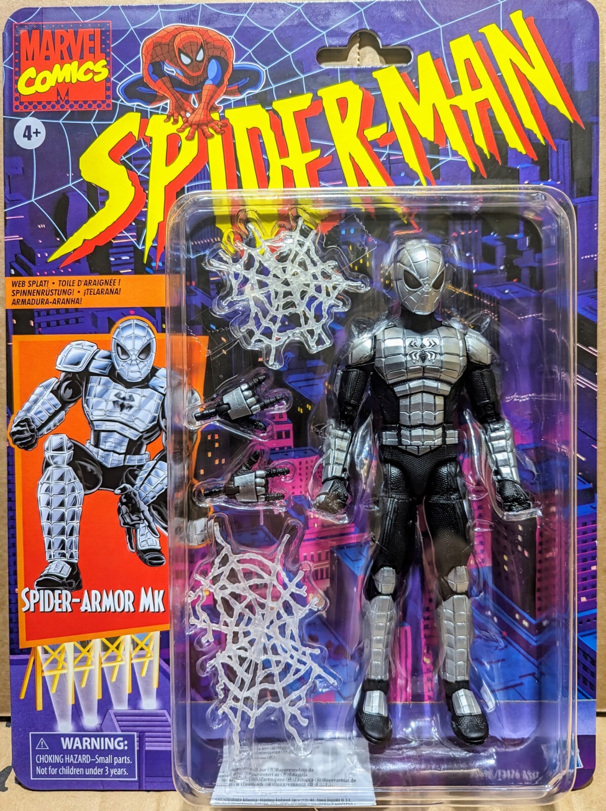 Marvel Legends Series Spider-Man Spider-Armor MK I Retro Action Figure