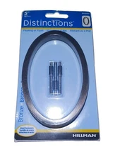 Hillman 5" Floating or Flush Mount House Address Numbers Bronze #0