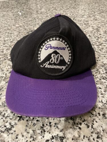 Paramount 80th Anniversary RARE Snap-Back Hat Vin… - image 1