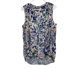 Daniel Rainn Blouse Womens Large Colorful Flo...