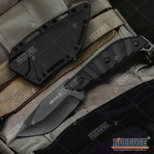 8.5" Outdoor Camping Survival Drop Point Fixed Blade Tactical Knife w/ Belt Clip