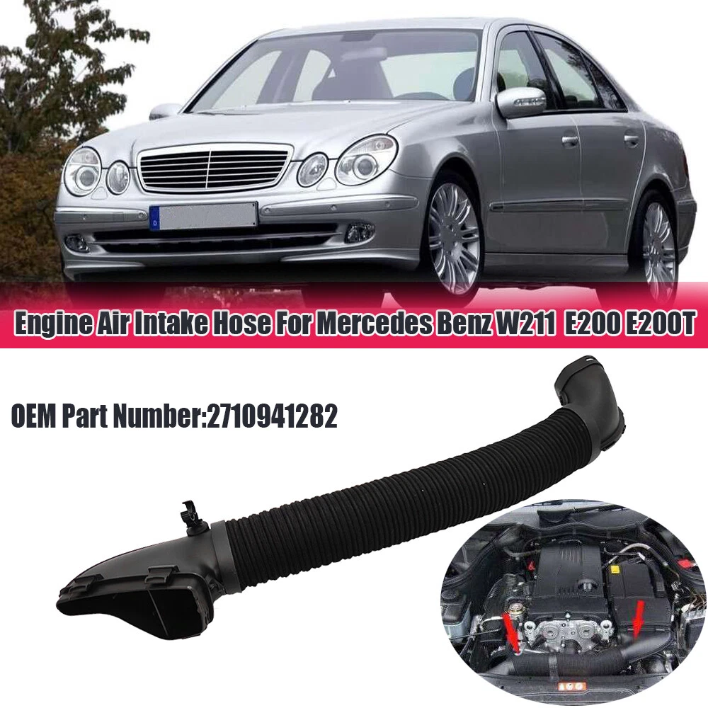 For Mercedes W211 E200 E200T Kompressor Engine Air Intake Hose 