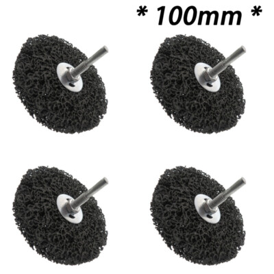 100mm Clean And Strip Disc Rust Paint Welding Spatter Removal 6mm Shank