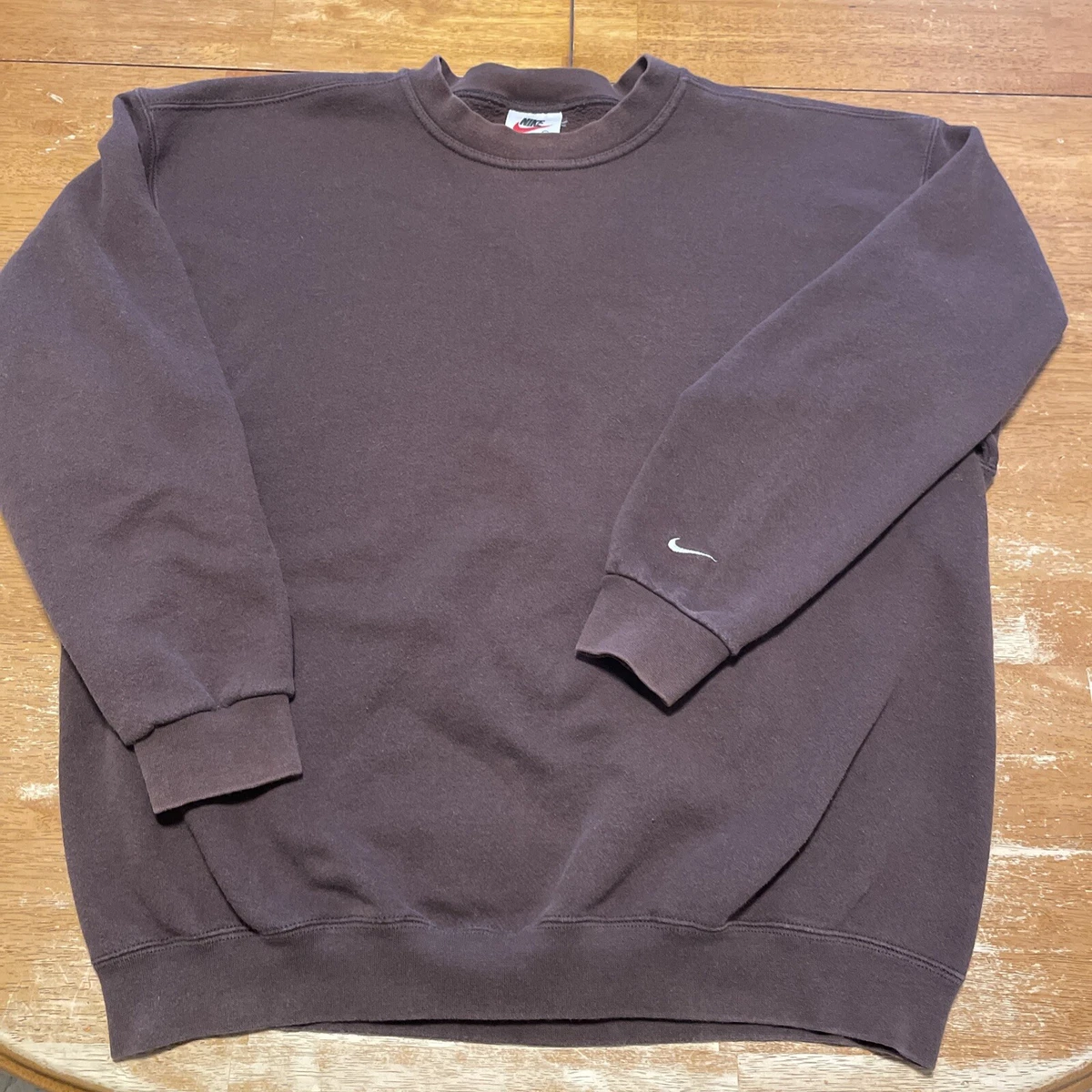 nike brown crew neck vintage
