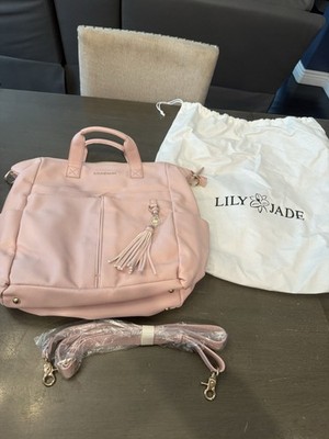 Lily Jade Caroline Convertible Tote Backpack/Diaper Bag Premium (Vegan) Leather