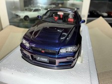 Autoart 1/18 Skyline GTR R34Z-tune Midnight Purple III Minicar