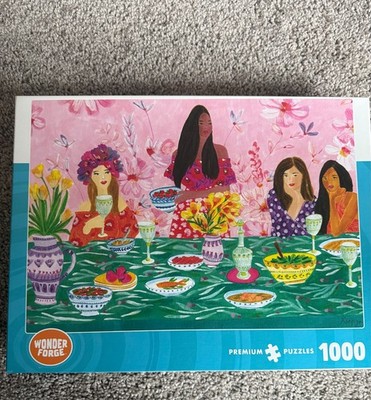 1000 piece - Wonder Forge puzzle - Colorful Women at a table