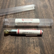 1/16" - 27 NPT L1 PIPE THREAD PLUG GAGE W/ HANDLE- VERMONT GAGE 401101020