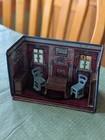 Marx Vintage Tin Litho Living Room Newlyweds Home Town Series 1930s — photo 2