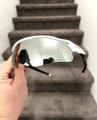 NEW Oakley Radar EV OO9208 9208 White Chrome Prizm 128 One Size Fits All