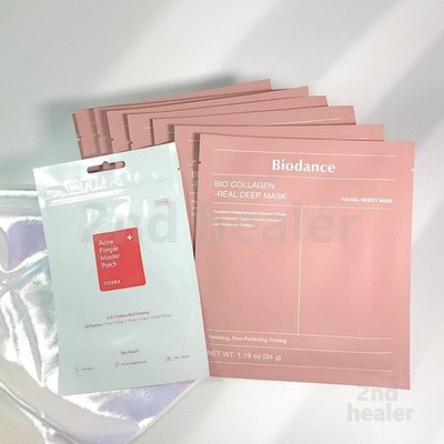 BIODANCE Bio-Collagen Real Deep Mask 8pcs + COSRX Acne Patch 24pcs K-Beauty