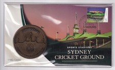 AUSTRALIAN PNC: 2019 SYDNEY CRICKET GROUND MEDALLION 1182/2000 #M3255