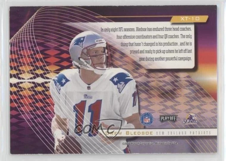 2000 Playoff Absolute Extreme Team Drew Bledsoe #XT-10 - Image 2 of 2