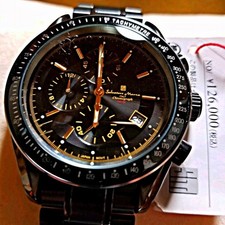 This cool model features a high-performance center chronograph. #QY73QM