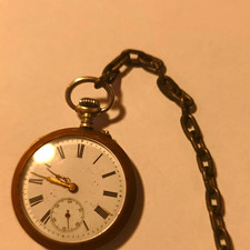 Antike mechanische Taschenuhr Handaufzug LWC