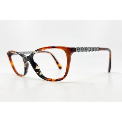 COACH HC6121 T 5519 Amber Grey Multi Tort Cat Eye Eyeglasses Frames Women 53-17