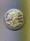 2018 1 oz .999 Silver Round – Colorized Liberty – ASE Style – Patriotic Design
