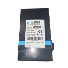 TEMCo Industrial- Temco 630 750 Uf Mfd 220 250 Vac Volts Round Start SC0086