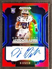 2025 Panini Prizm Draft Picks Draft Picks Autographs DJ Giddens Red Prizm /399 