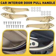 4x Front Left & Right Inner Trim Door Pull Handle Beige For BMW 4 Series 428 F32