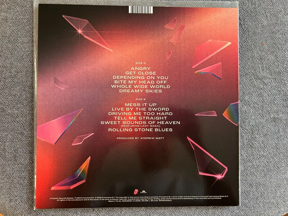 THE ROLLING STONES -Hackney Diamonds -Exclusive 180 gram Purple Vinyl - as new - image 3 of 4