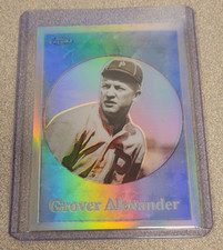 GROVER ALEXANDER 2001 CHROME BASEBALL BEFORE THERE WAS TOPPS REFRACTOR SP #BT9
